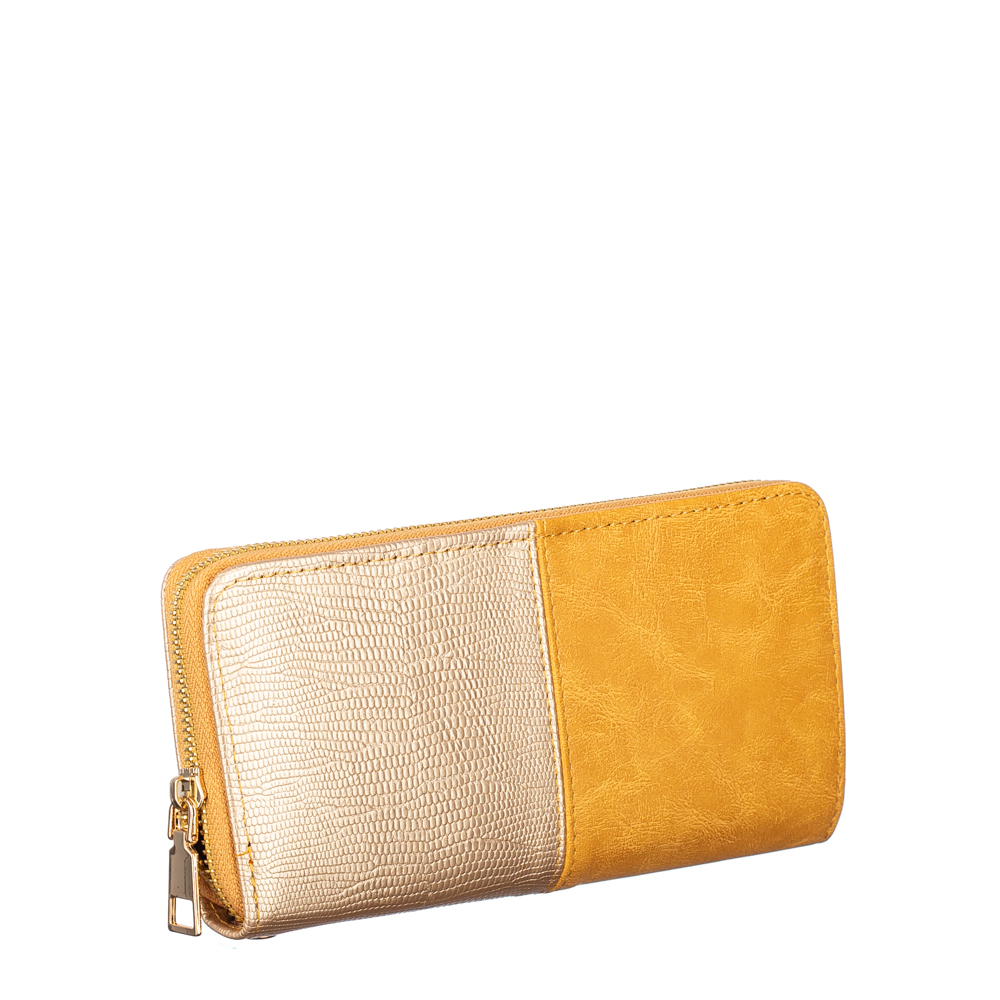 Portofel dama Riana galben